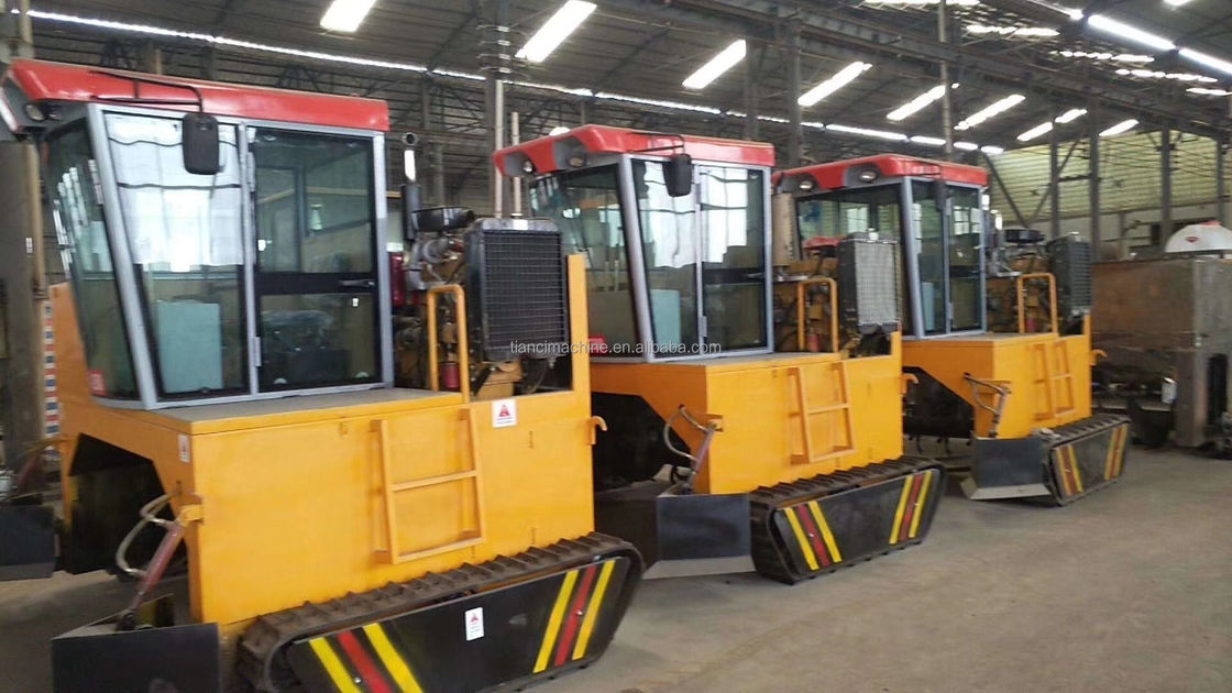 TC Series Crawler Type อุปกรณ์หมักขยะอินทรีย์ เครื่องหมุนคอมพอสต์