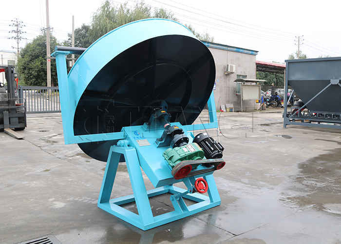 สายการผลิตปุ๋ยอินทรีย์ เครื่องทำเม็ดแบบจานสำหรับมูลสัตว์