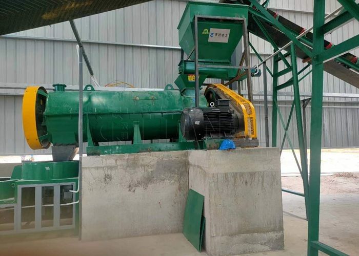 1-20 T/H โรงงานการปลูกขี้ดุ น pellets granulation สายการผลิตปุ๋ยอินทรีย์