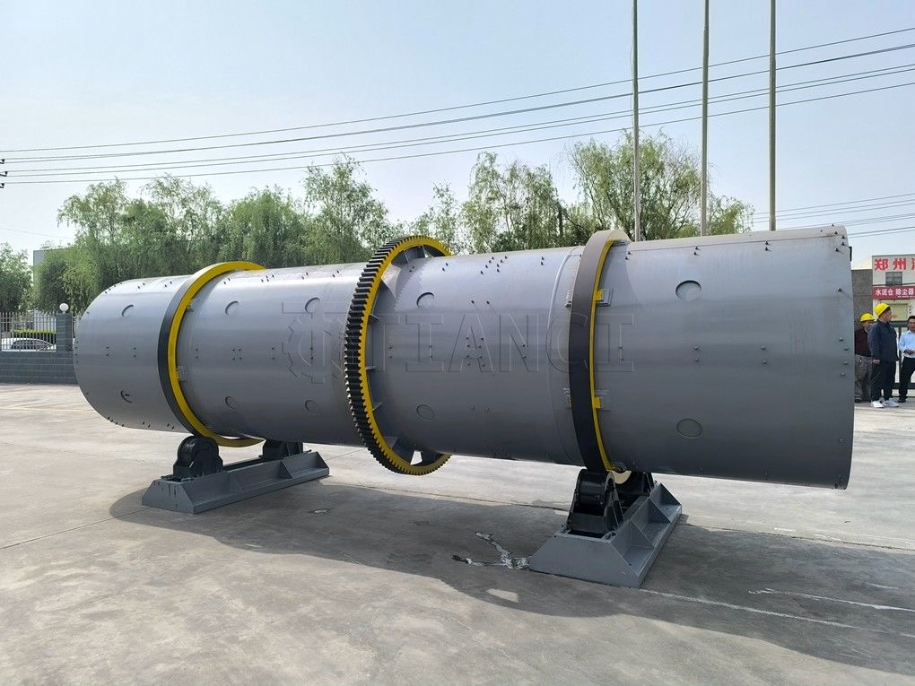 สายการผลิต Granulator กลองหมุนกับกลอง granulation สําหรับโรงงาน MAP Granular Crystal Monoammonium Compound Fertilizer