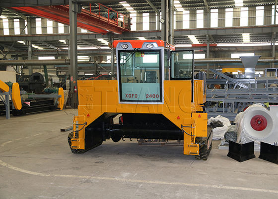 รุ่นขี้ขี้ขี้ขี้ขยะ compost Turner ความเร็วในการทํางาน 6-10m/min