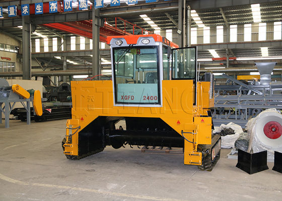 TC Series Crawler Type อุปกรณ์หมักขยะอินทรีย์ เครื่องหมุนคอมพอสต์