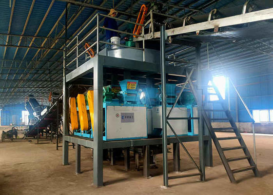 1-20T / H ความจุ NPK ปุ๋ยเม็ดเม็ดเม็ดเครื่องปุ๋ยผสมสายการผลิต